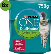 Purina One Dual Nature sterilized Rund 750g x 8