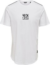ONLY KOBANDY FIT S/S LONG TEE BOX JRS Jongens T-shirt - Maat 170/176