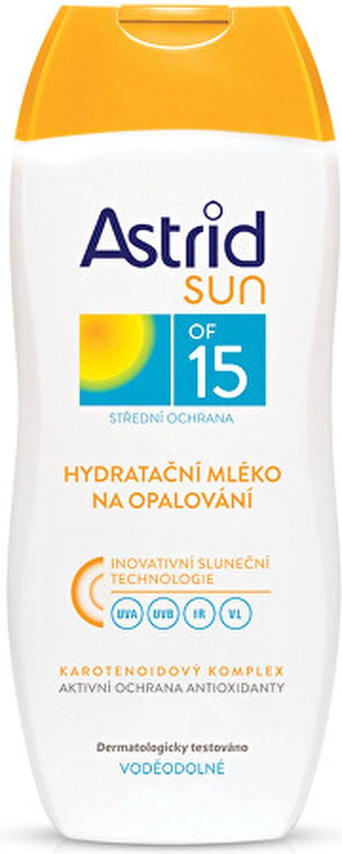 Astrid - Sun OF 15 Moisturizing Sunbathing Lotion - 200ml