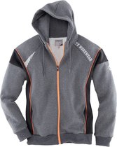 Terratrend Sweat jas, kleur grijs/zwart, maat M