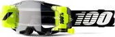 100% Armega Forecast - Motocross Enduro BMX Downhill Bril Crossbril - Zwart met Roll Off Systeem