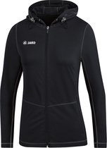 Jako - Hooded Jacket Run 2.0 Woman - Jas met kap Run 2.0 - 40 - Zwart