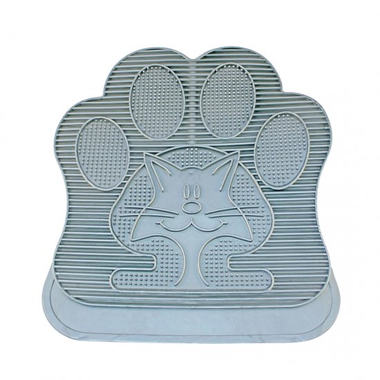 Kattenbakmat rubber Grijs 49x34cm