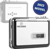 NicoBo USB Cassette converter en Speler - Windows 10 - Digitaliseren naar USB - Casette Tape Omzetten - met Uitlegvideo.