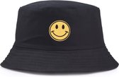 Smiley - Bucket hat - Unisex - Zwart