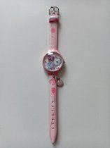 Horloge roze met ballonen