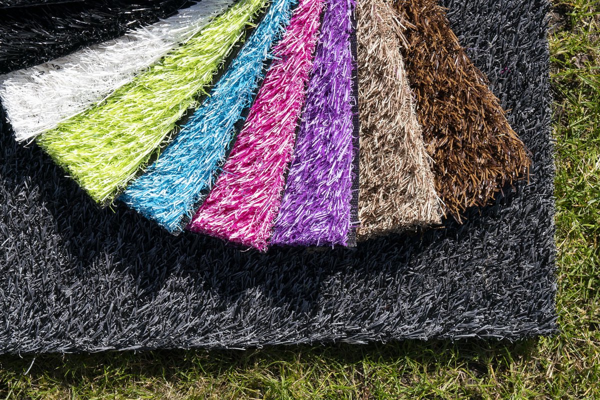 Paars Kunstgras 2 x 10 meter - 25mm ✅ Nederlandse Productie - Uitgeroepen zachtste Grastapijt ✅ Waterdoorlatend | Tuin | Kind | Dier