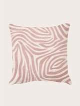 Kussenhoes - Zebraprint - Roze - Babykamer - Peuterkamer