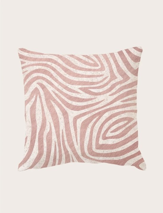 Kussenhoes - Zebraprint - Roze - Babykamer - Peuterkamer