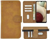 Hoesje Samsung Galaxy A13 5G - Book Case Wallet Bruin Cover