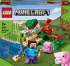 foto van LEGO Minecraft De Creeper Hinderlaag - 21177
