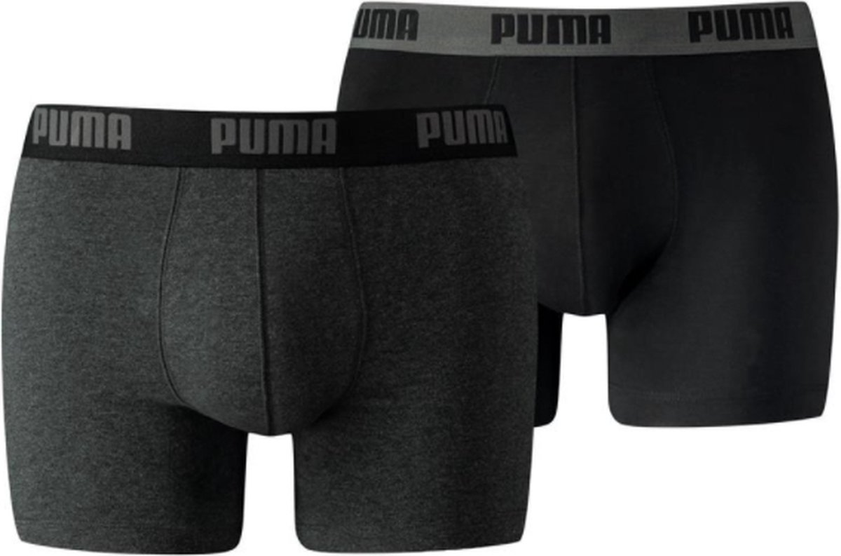 Puma Basic Boxer heren (2-pack) - aqua en blauw
