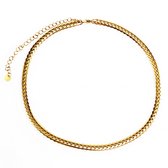 Dottilove Gourmet Schakelketting - 14K Geelgoud Verguld RVS - Ketting Dames