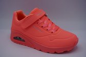 Skechers Uno Neon Shades sneakers roze - Maat 38