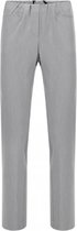 Sensia Mode Pantalon Penny - Elastieke band & Korte Lengtemaat - Licht Grijs Melange - maat 38