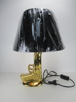 Gun Lamp 47 cm Gold tafellamp met lampenkap