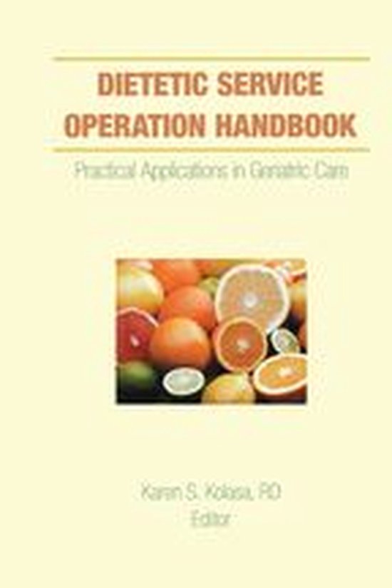 Dietetic Service Operation Handbook - cover