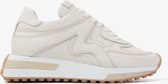 VIA VAI Posy Day Sneakers - Leer - Beige - Maat 41