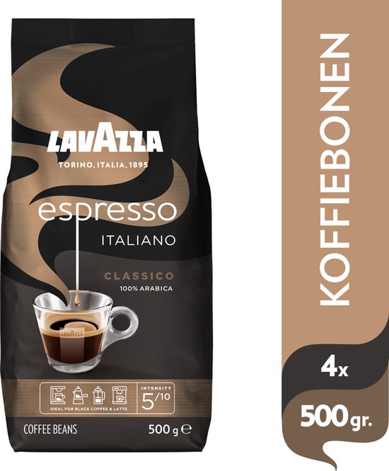 Lavazza Espresso Italiano Classico koffiebonen - 4 x 500 gram