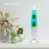 SafeTech™ Lavalamp - Groen - Tafellamp - 3 Kleuren