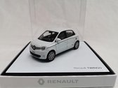 Renault Twingo (Wit) (8 cm) 1/43 Norev Dealermodel [Inclusief Luxe Showcase] - Modelauto - Schaalmodel - Model auto - Miniatuurauto - Miniatuur autos