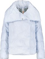 TAIFUN Dames Gewatteerde jas met knoopsluiting opzij Horizon Blue-44