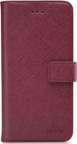 Samsung Galaxy A72 Hoesje - My Style - Flex Wallet Serie - Kunstlederen Bookcase - Bordeaux - Hoesje Geschikt Voor Samsung Galaxy A72