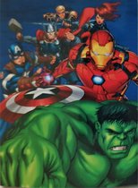 Marvel Avengers Fleece Deken 120 x 140 cm