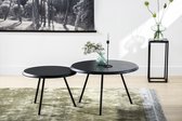 Haluta Acacia Salontafel - Set van 2 - Zwart
