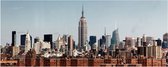 Glasschilderij - New York Skyline Empire State - 200 x 80 x 0,4 cm
