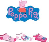 Peppa Pig Sneakersokken | 6 Paar | Meisjes | Maat 27-30 | Roze