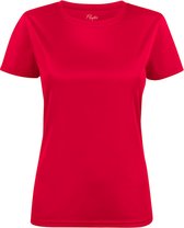 Printer RED T-SHIRT RUN ACTIVE LADY 2264026 - Rood - XS