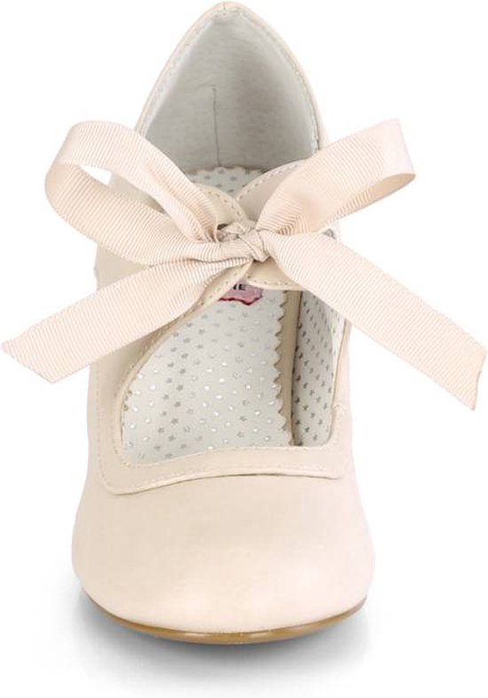 Escarpins Pin Up Couture -42 Chaussures- WIGGLE-32 US 12 Beige