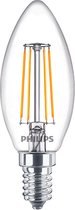 Philips Corepro LEDcandle E14 Filament Helder 4.3W 470lm - 840 Koel Wit | Vervangt 40W.