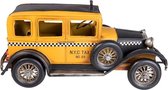 Decoratie Miniatuur Auto Taxi 32*15*15 cm Geel Metaal, Kunststof Miniatuur Auto Decoratie Modelauto