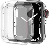 KELERINO. Full Cover geschikt voor Apple Watch Series 7 45mm