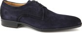 Giorgio - Amalfi Schoen Suede Deep Blue - Schoenmaat 45cm - Suede Heren Veterschoenen