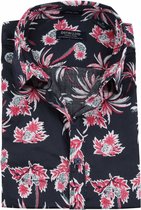 Dstrezzed - Overhemd Pineapple Navy - L - Heren - Modern-fit