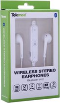 koptelefoon - bluetooth - bedraad - wit - tekmee - HD sound -