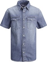 JACK&JONES JUNIOR JJE SHERIDAN SHIRT S/S JNR Jongens Overhemd - Maat 140