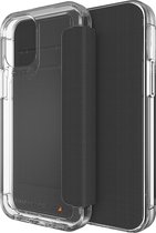 Gear4 Wembley Flip iPhone 12 Mini 5.4 inch Boekhoesje voor iPhone 12 Mini - Slim design - TPU bescherming - Zwart | Transparant