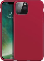 Xqisit - Silicone Case iPhone 12 / iPhone 12 Pro 6.1 inch | Rood