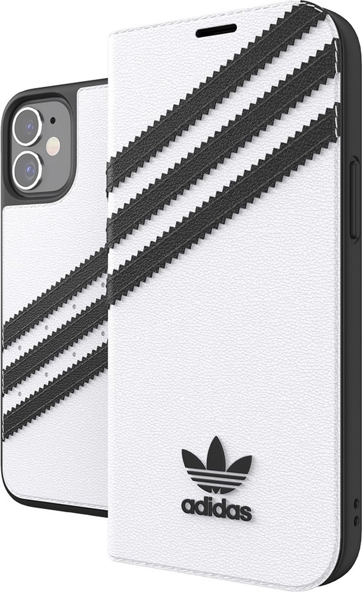 Adidas - Coque iPhone 12 mini - Book Case 3-Stripes Wit | bol.com