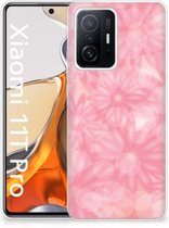 Telefoon Hoesje Xiaomi 11T | 11T Pro Silicone Back Case Lente Bloemen