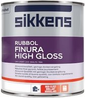 Sikkens Rubbol Finura High-Gloss RAL9010 Gebroken wit 0,5 Liter
