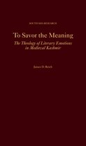 South Asia Research- To Savor the Meaning