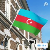Vlag Azerbeidzjan 100x150cm - Spunpoly