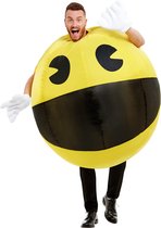 FUNIDELIA Opblaasbaar Pac-Man kostuum - Maat: One Size