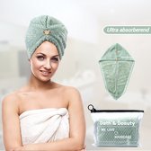 Serviette à cheveux Premium | Séchage rapide | Serviette Microfibre Cheveux | serviette de tête | serviette de cheveux | Cheveux serviette | Serviette de cheveux |