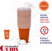 American Beer Pong Set Oranje